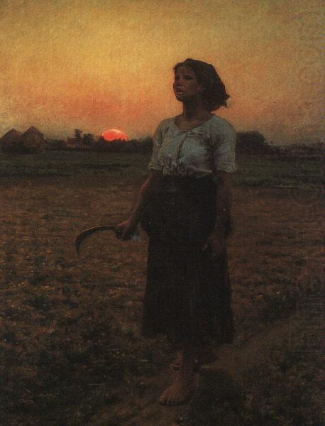 Jules Breton The Song of the Lark china oil painting image